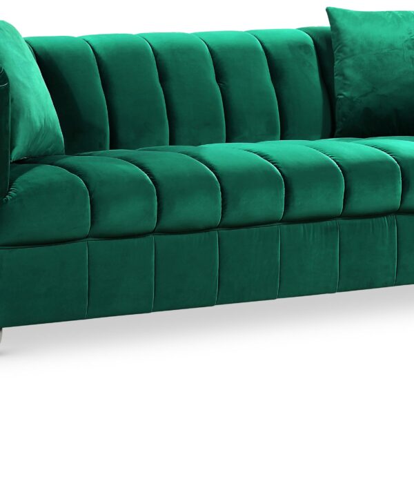 Kayla Green Velvet Sofa - Luxe Home Furnishings (Jersey City, NJ)