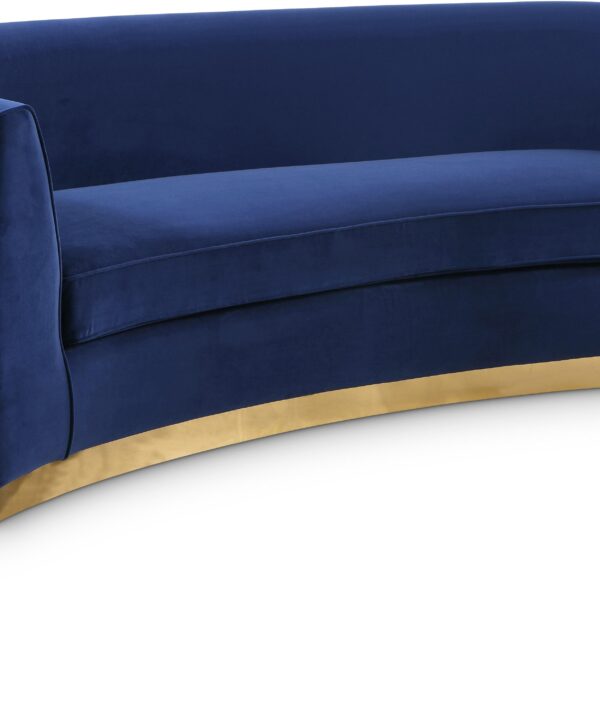 Julian Navy Velvet Sofa - Luxe Home Furnishings (Jersey City, NJ)