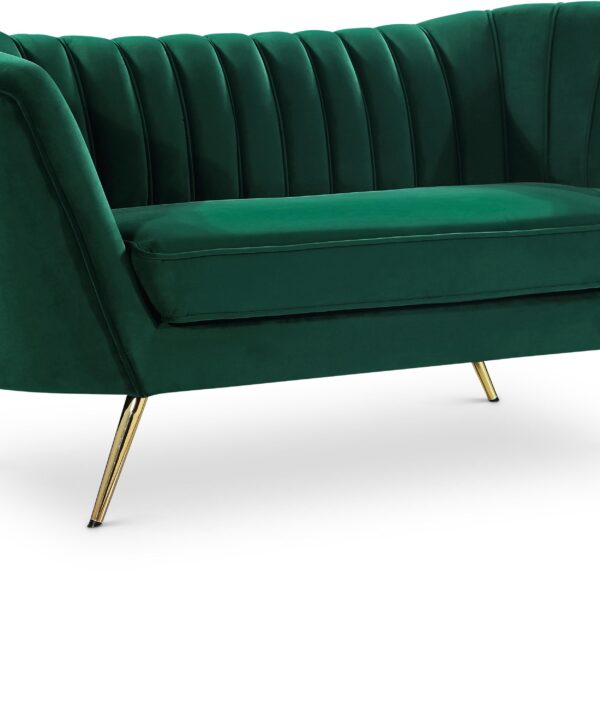 Margo Green Velvet Loveseat - Luxe Home Furnishings (Jersey City, NJ)