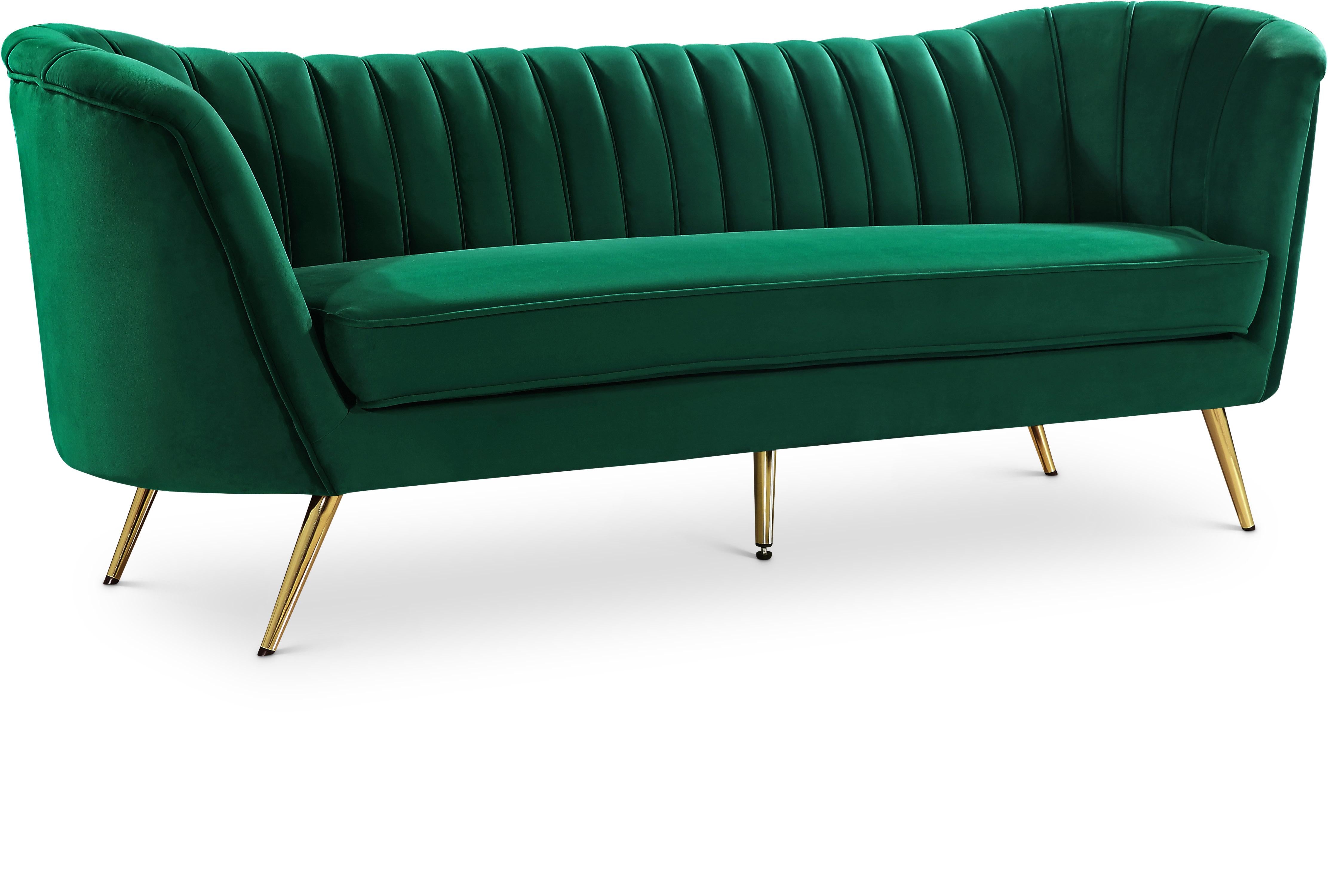 Margo Green Velvet Sofa - Luxe Home Furnishings (Jersey City, NJ)