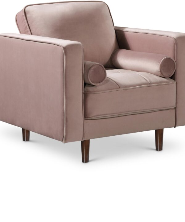 Emily Pink Velvet Chair - Luxe Home Furnishings (Jersey City, NJ)