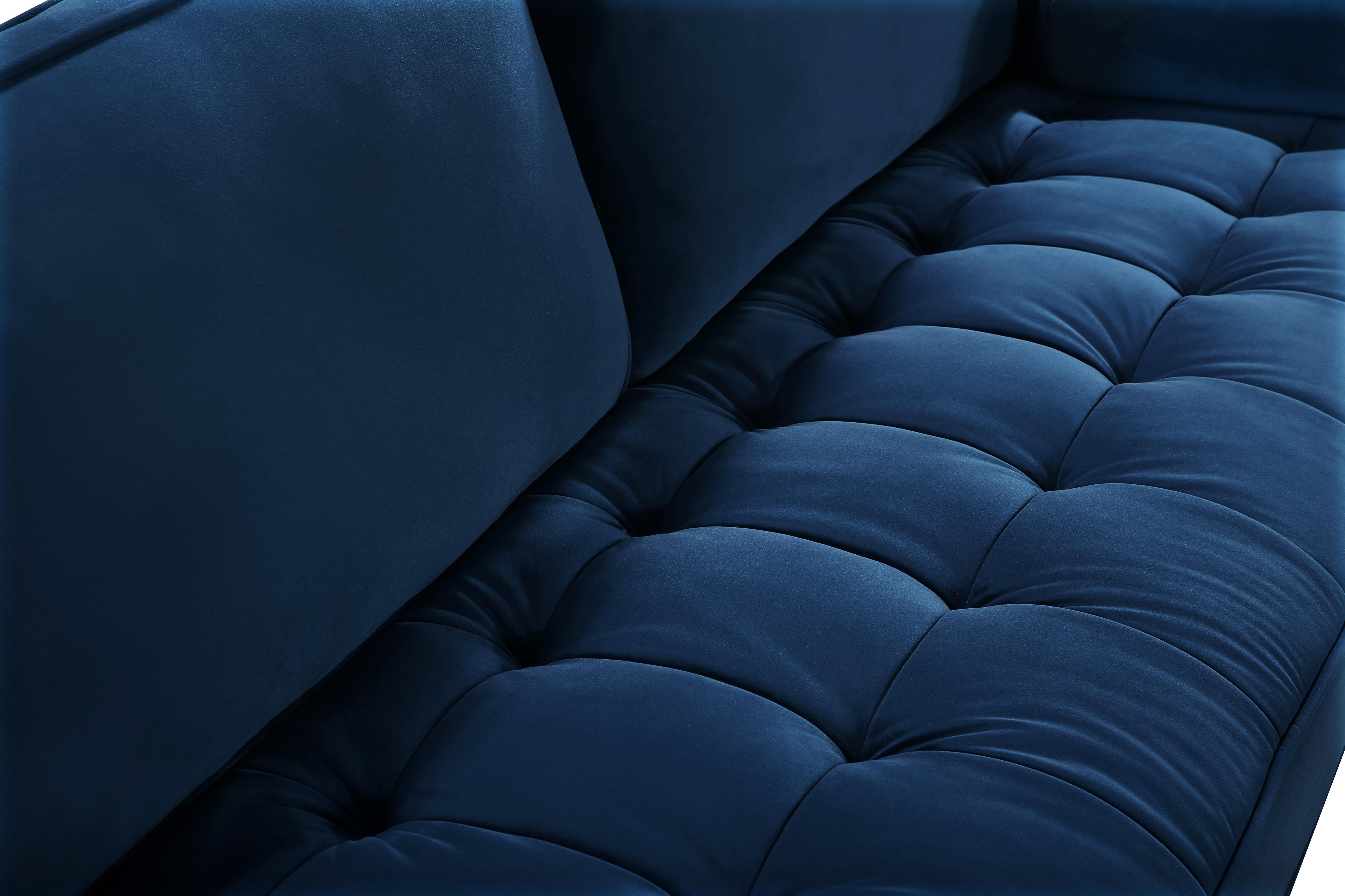 Emily Navy Velvet Chair - Luxe Home Furnishings (Jersey City, NJ)