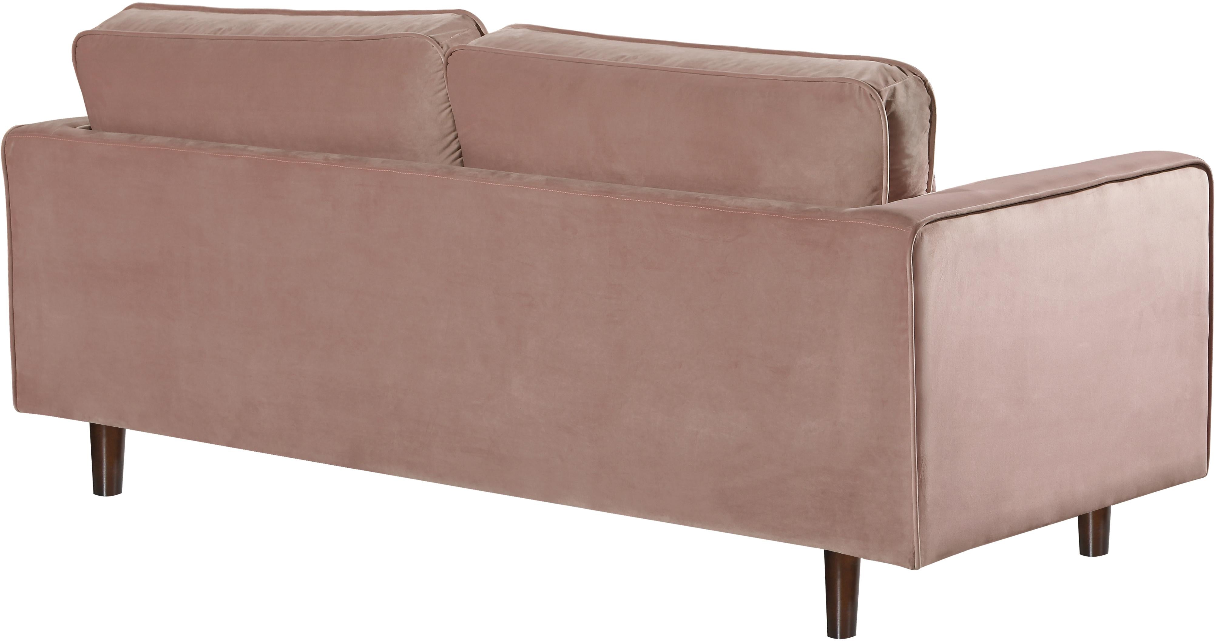 Emily Pink Velvet Loveseat - Luxe Home Furnishings (Jersey City, NJ)