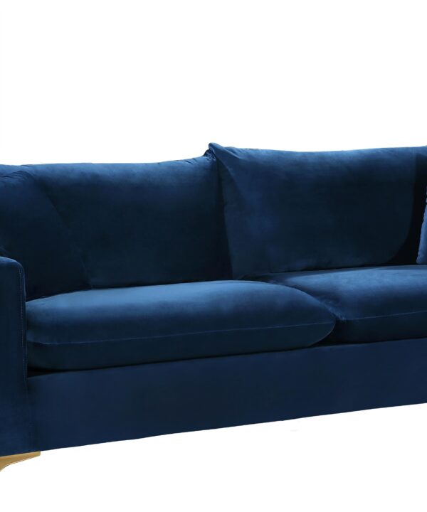 Naomi Navy Velvet Sofa - Luxe Home Furnishings (Jersey City, NJ)