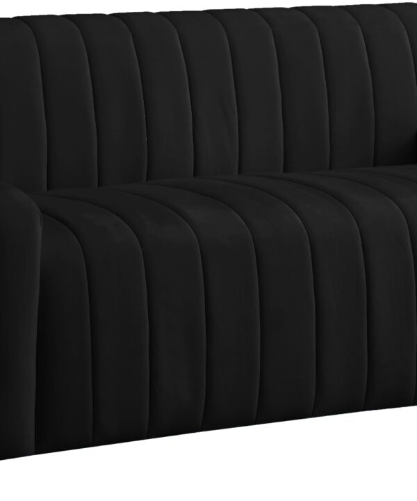 Naya Black Velvet Loveseat - Luxe Home Furnishings (Jersey City, NJ)
