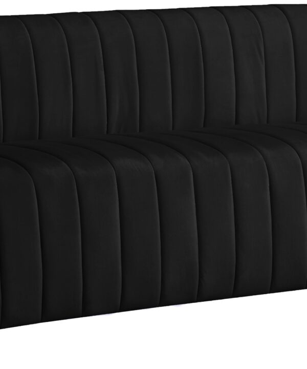 Naya Black Velvet Sofa - Luxe Home Furnishings (Jersey City, NJ)