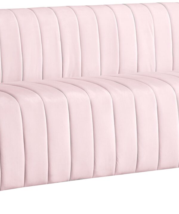 Naya Pink Velvet Sofa - Luxe Home Furnishings (Jersey City, NJ)