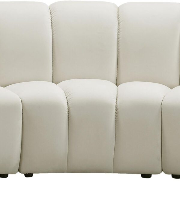 Infinity Cream Velvet 5pc. Modular Sectional - Luxe Home Furnishings (Jersey City, NJ)