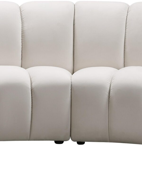 Infinity Cream Velvet 4pc. Modular Sectional - Luxe Home Furnishings (Jersey City, NJ)