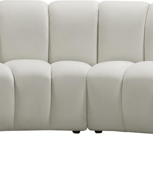 Infinity Cream Velvet 6pc. Modular Sectional - Luxe Home Furnishings (Jersey City, NJ)