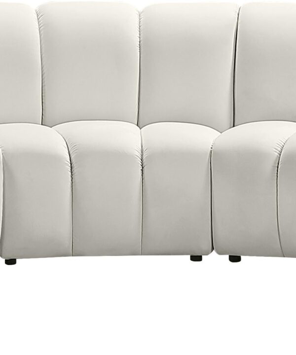 Infinity Cream Velvet 7pc. Modular Sectional - Luxe Home Furnishings (Jersey City, NJ)