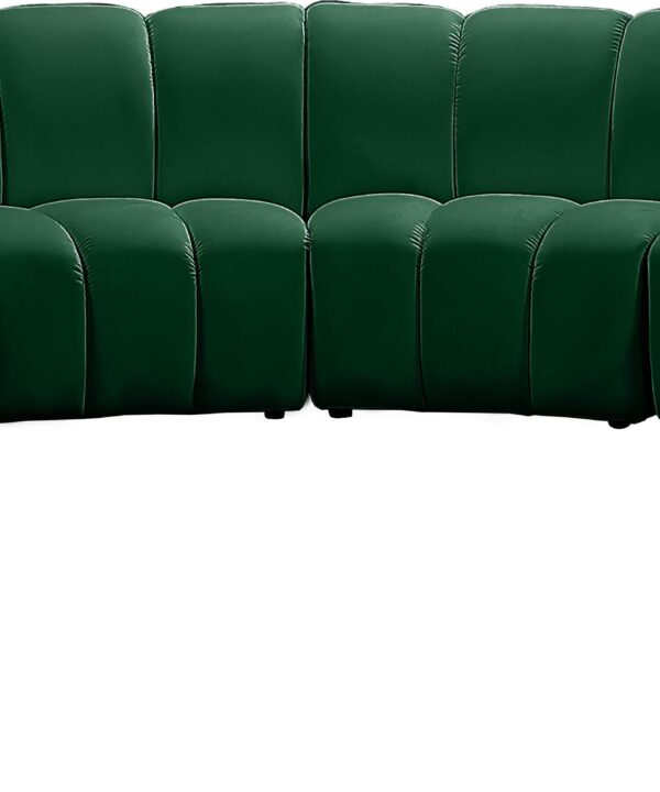 Infinity Green Velvet 10pc. Modular Sectional - Luxe Home Furnishings (Jersey City, NJ)