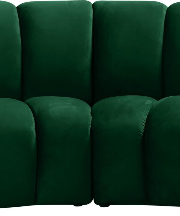 Infinity Green Velvet 2pc. Modular Sectional - Luxe Home Furnishings (Jersey City, NJ)