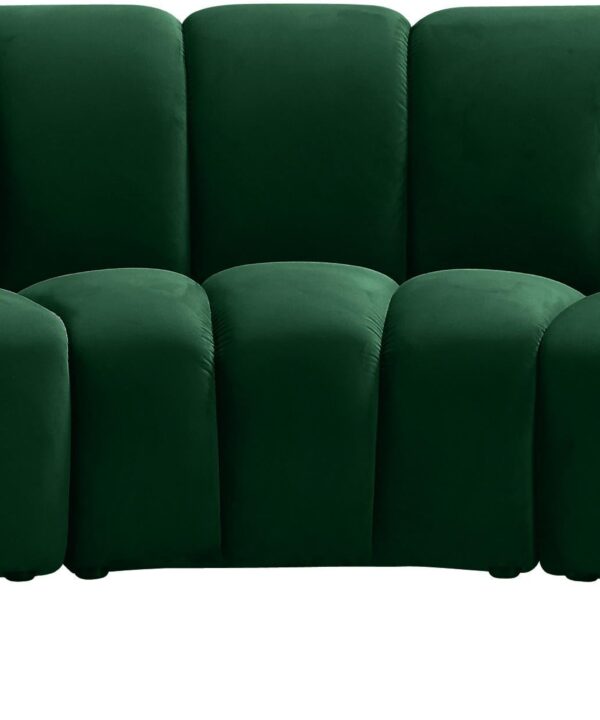 Infinity Green Velvet 5pc. Modular Sectional - Luxe Home Furnishings (Jersey City, NJ)