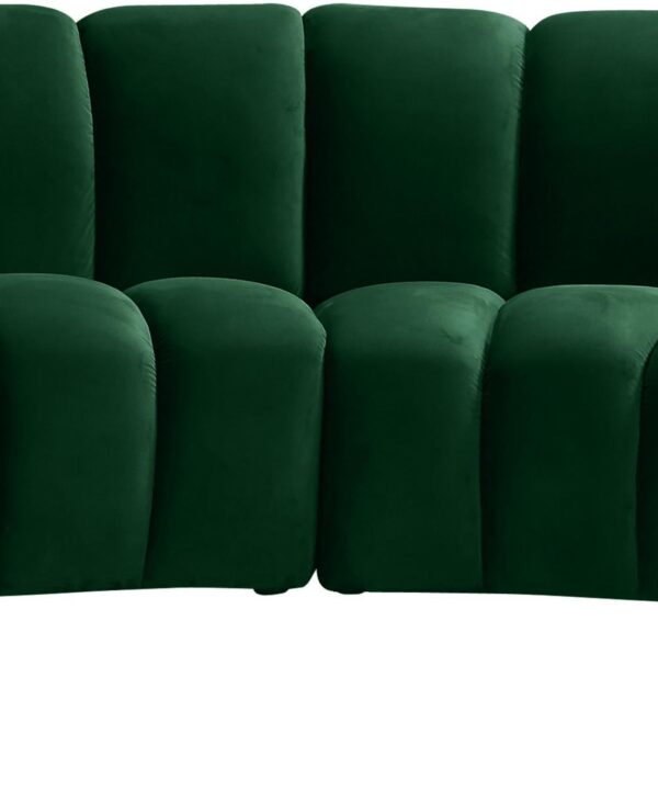 Infinity Green Velvet 6pc. Modular Sectional - Luxe Home Furnishings (Jersey City, NJ)