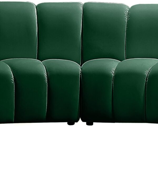 Infinity Green Velvet 8pc. Modular Sectional - Luxe Home Furnishings (Jersey City, NJ)