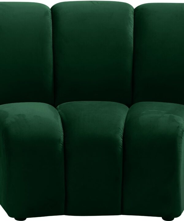 Infinity Green Velvet Modular Chair - Luxe Home Furnishings (Jersey City, NJ)