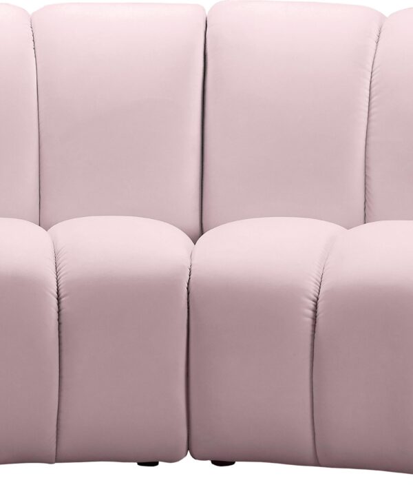 Infinity Pink Velvet 2pc. Modular Sectional - Luxe Home Furnishings (Jersey City, NJ)