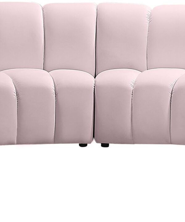 Infinity Pink Velvet 8pc. Modular Sectional - Luxe Home Furnishings (Jersey City, NJ)