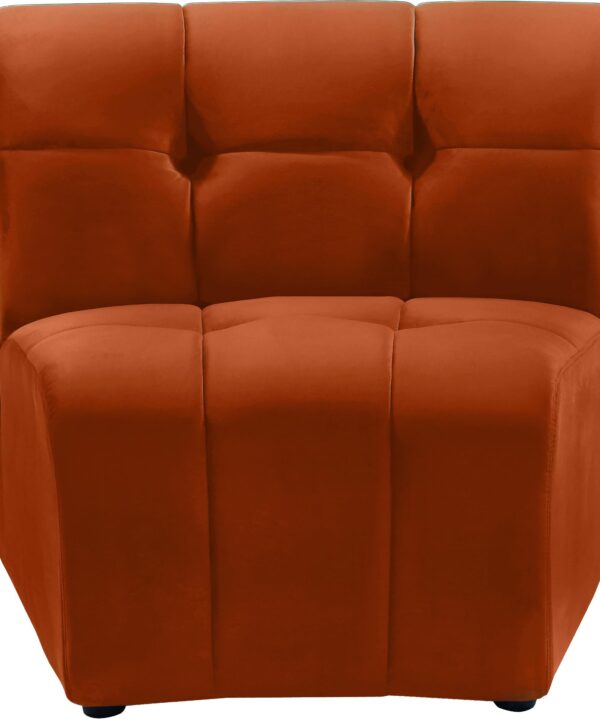 Limitless Cognac Velvet Modular Chair - Luxe Home Furnishings (Jersey City, NJ)