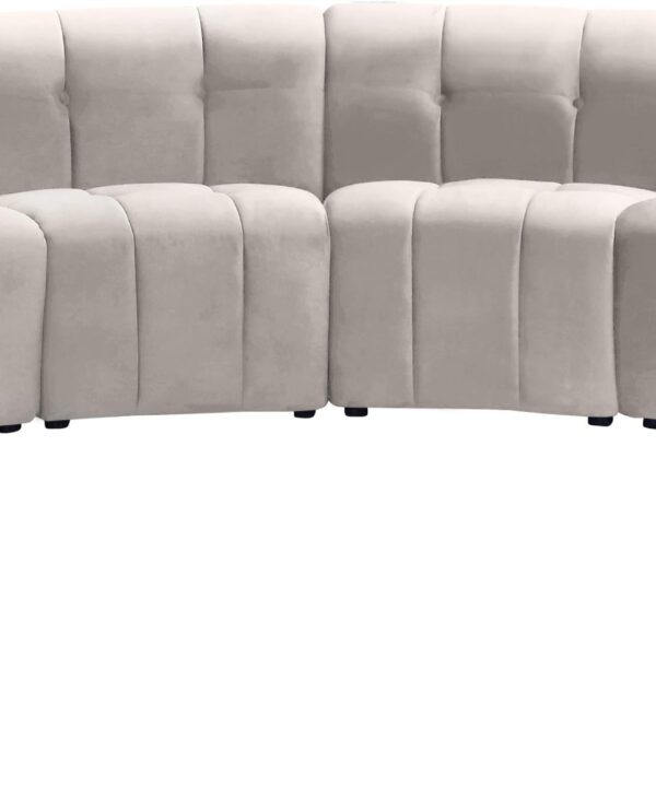Limitless Cream Velvet 10pc. Modular Sectional - Luxe Home Furnishings (Jersey City, NJ)