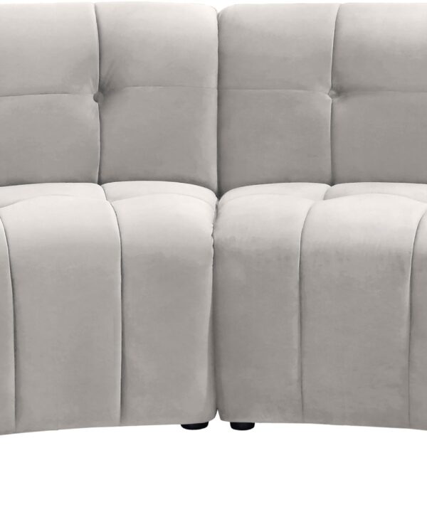 Limitless Cream Velvet 4pc. Modular Sectional - Luxe Home Furnishings (Jersey City, NJ)
