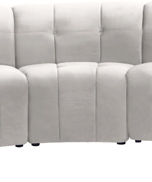 Limitless Cream Velvet 5pc. Modular Sectional - Luxe Home Furnishings (Jersey City, NJ)