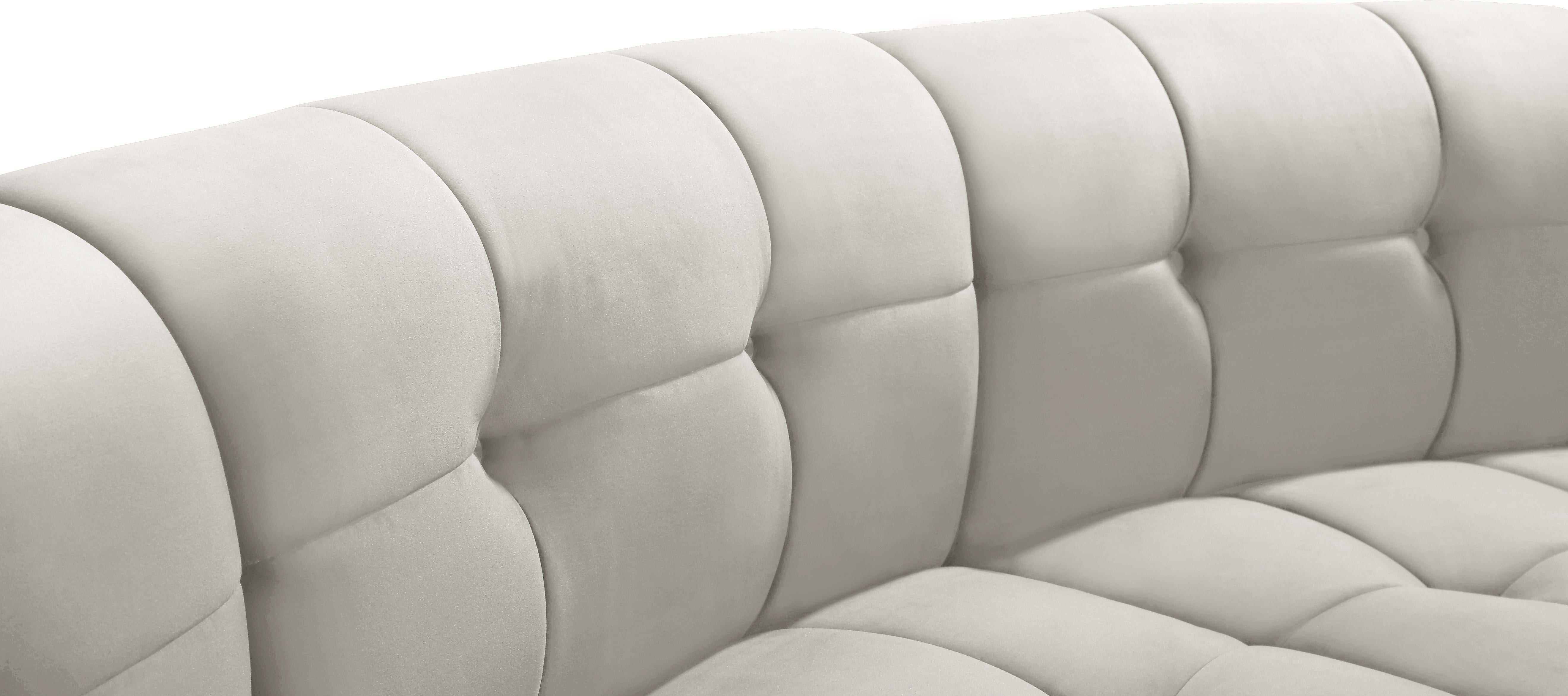 Limitless Cream Velvet 13pc. Modular Sectional - Luxe Home Furnishings (Jersey City, NJ)