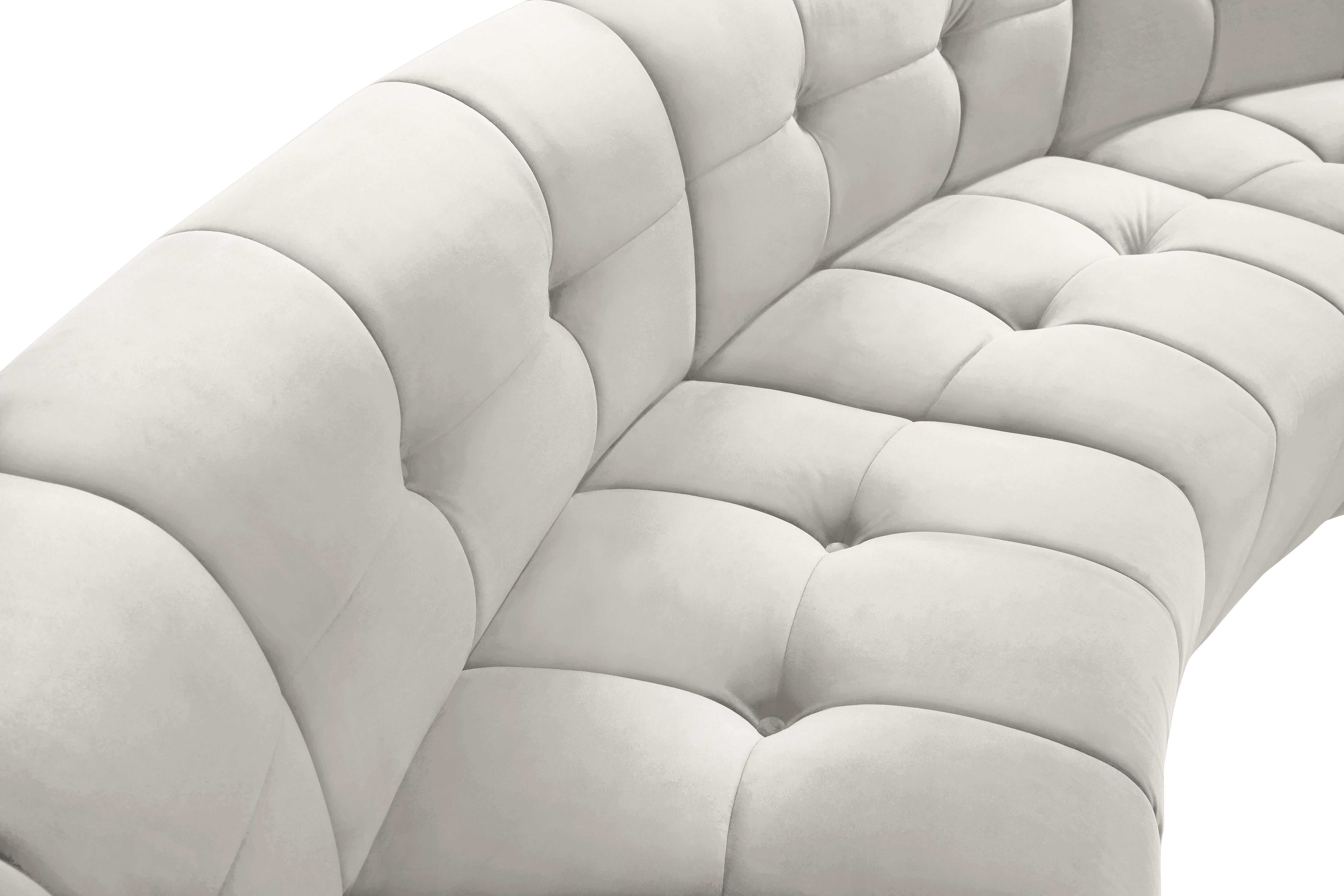 Limitless Cream Velvet 13pc. Modular Sectional - Luxe Home Furnishings (Jersey City, NJ)