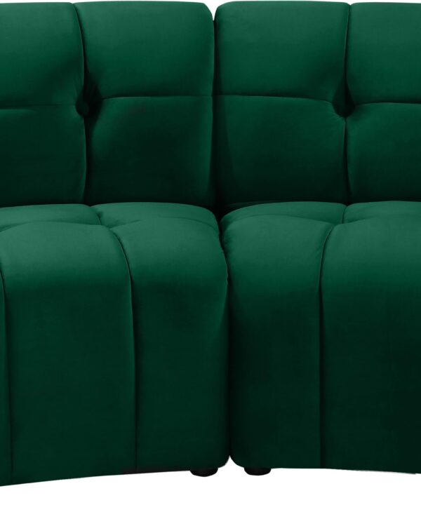 Limitless Green Velvet 2pc. Modular Sectional - Luxe Home Furnishings (Jersey City, NJ)