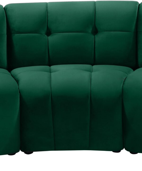 Limitless Green Velvet 3pc. Modular Sectional - Luxe Home Furnishings (Jersey City, NJ)