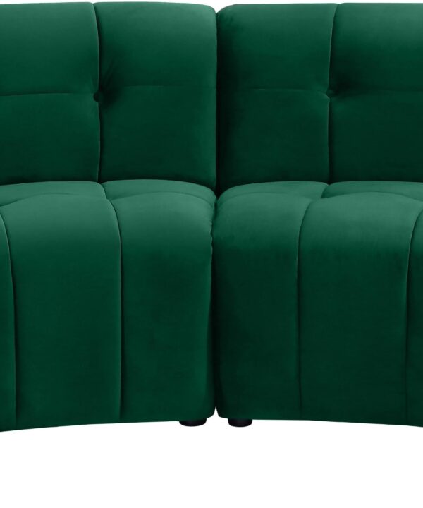 Limitless Green Velvet 4pc. Modular Sectional - Luxe Home Furnishings (Jersey City, NJ)