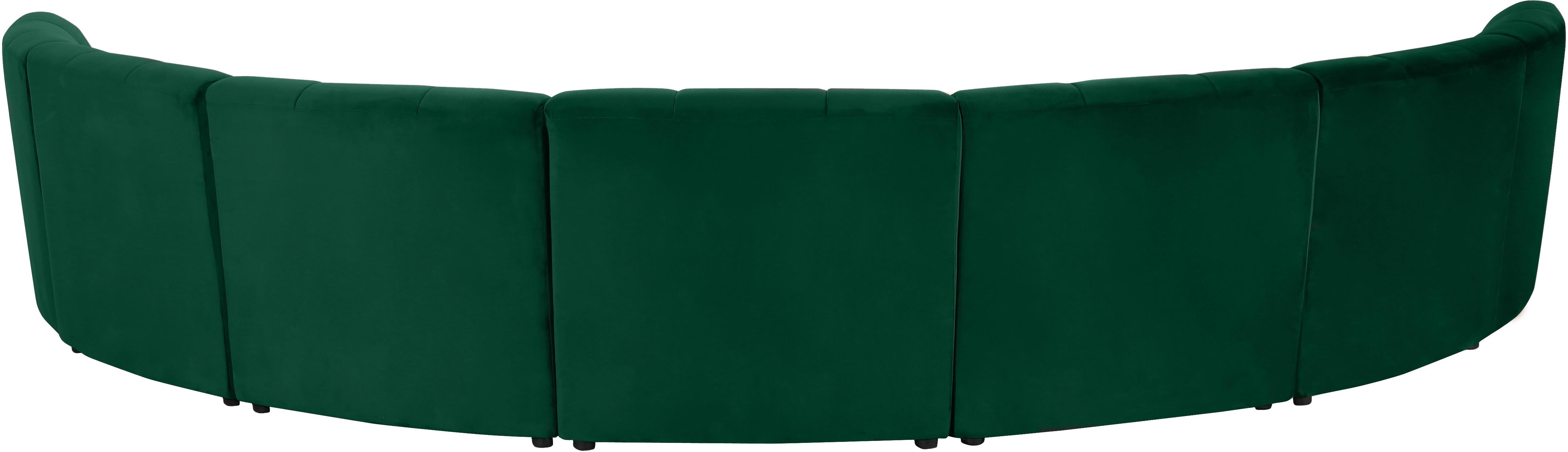 Limitless Green Velvet 7pc. Modular Sectional - Luxe Home Furnishings (Jersey City, NJ)