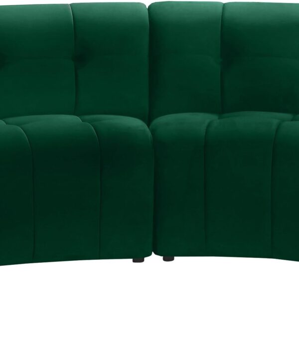 Limitless Green Velvet 6pc. Modular Sectional - Luxe Home Furnishings (Jersey City, NJ)