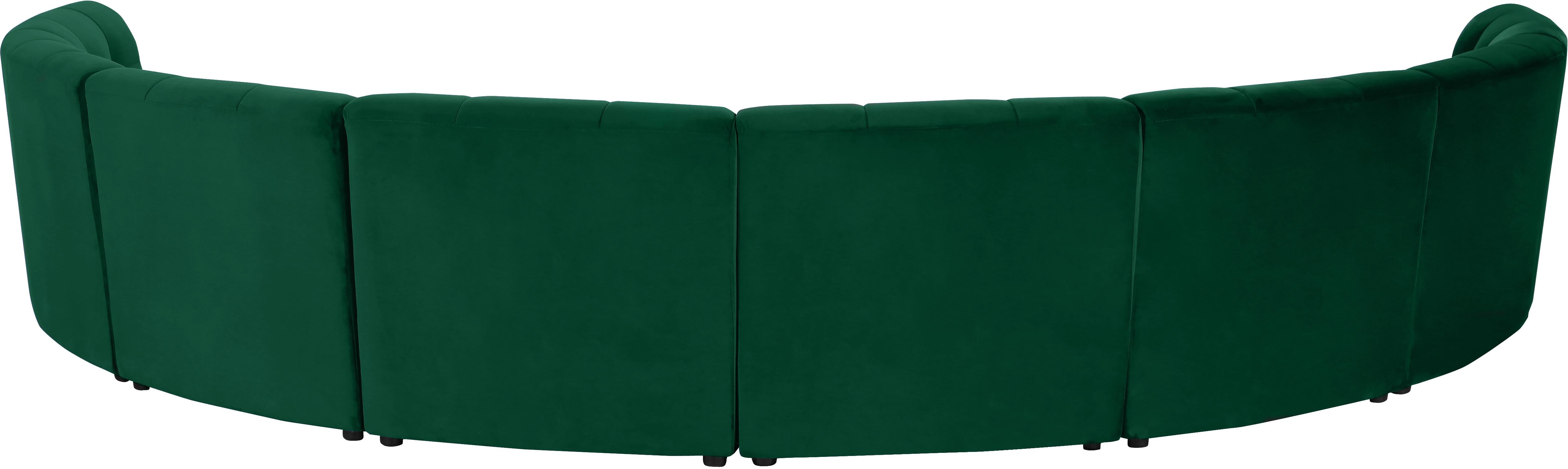Limitless Green Velvet 8pc. Modular Sectional - Luxe Home Furnishings (Jersey City, NJ)