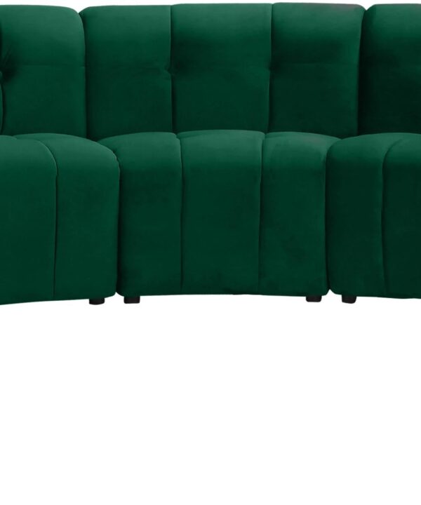 Limitless Green Velvet 9pc. Modular Sectional - Luxe Home Furnishings (Jersey City, NJ)