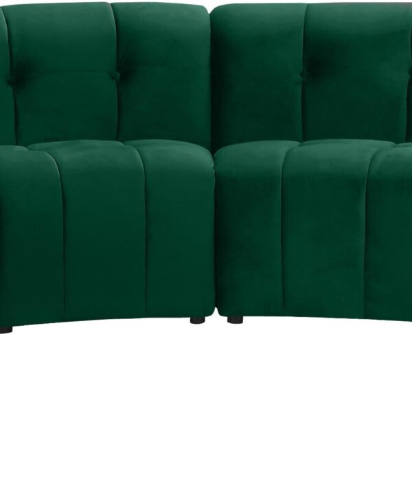 Limitless Green Velvet 8pc. Modular Sectional - Luxe Home Furnishings (Jersey City, NJ)