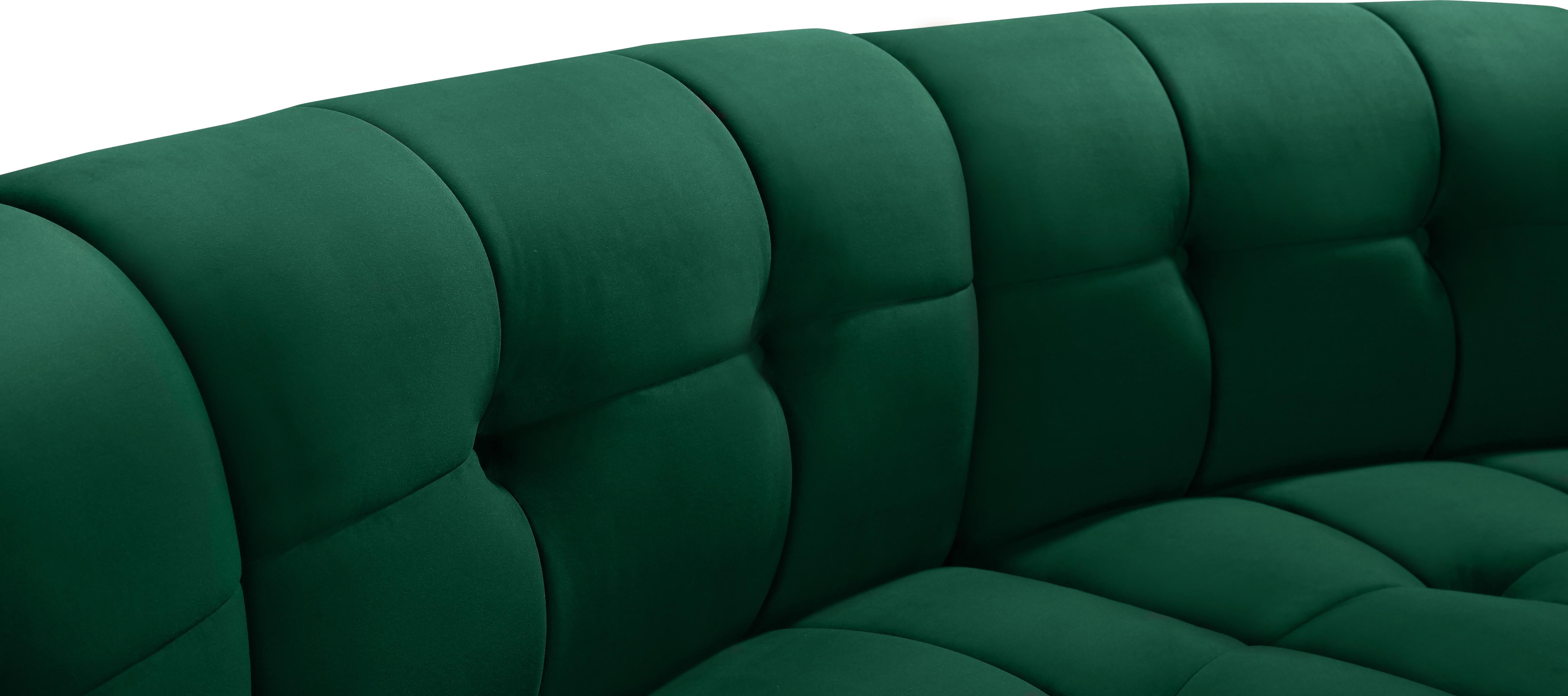 Limitless Green Velvet 7pc. Modular Sectional - Luxe Home Furnishings (Jersey City, NJ)