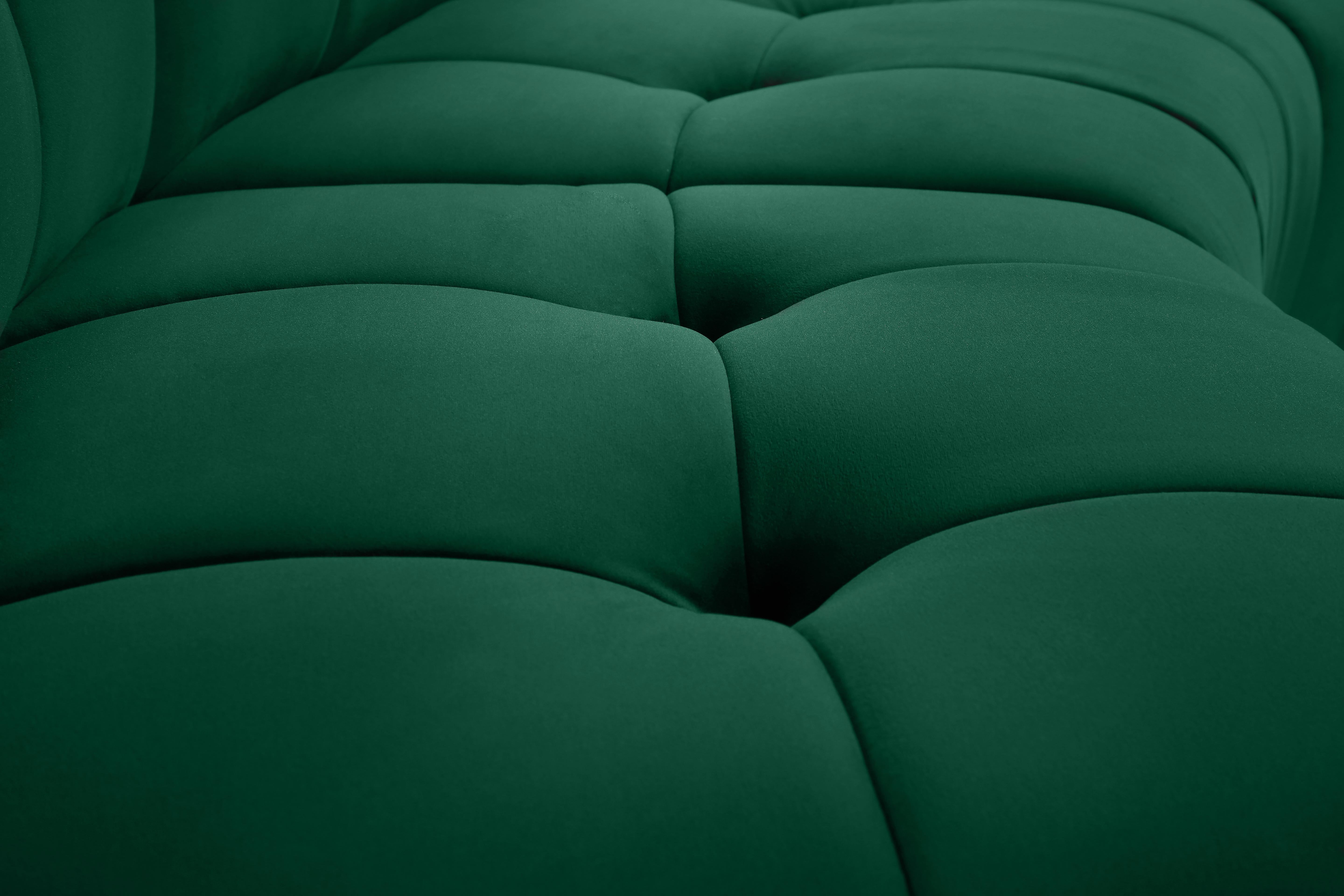 Limitless Green Velvet 8pc. Modular Sectional - Luxe Home Furnishings (Jersey City, NJ)