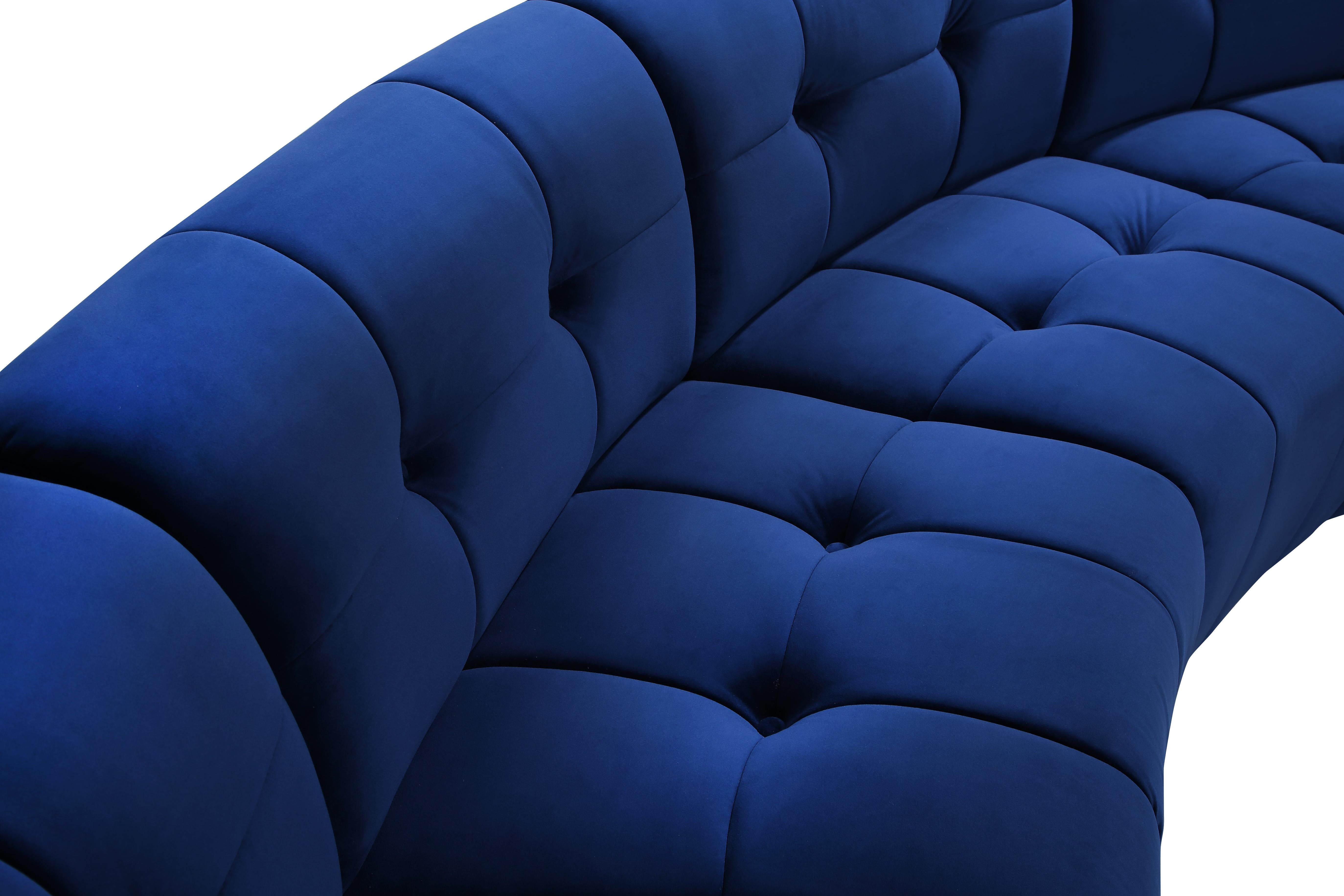 Limitless Navy Velvet 11pc. Modular Sectional - Luxe Home Furnishings (Jersey City, NJ)