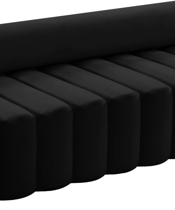 Melody Black Velvet Sofa - Luxe Home Furnishings (Jersey City, NJ)