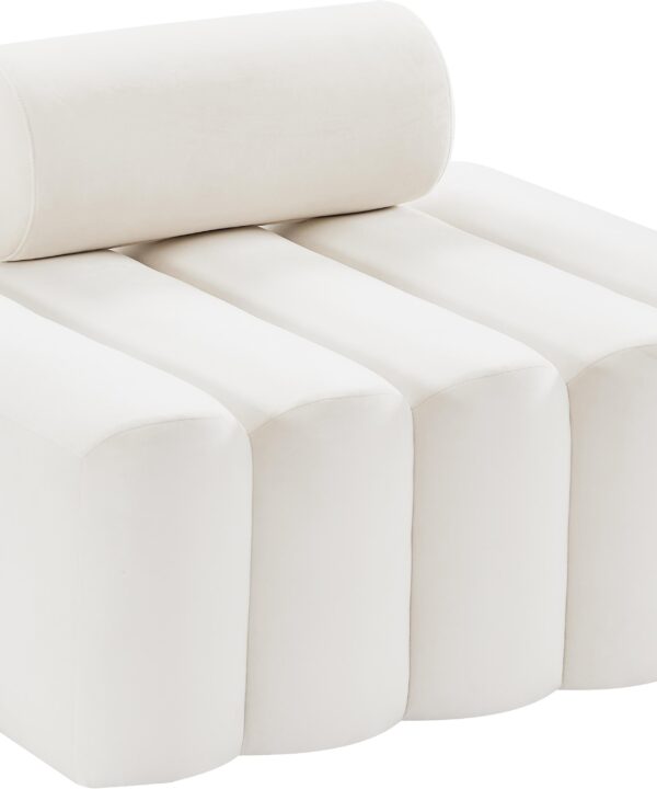 Melody Cream Velvet Chair - Luxe Home Furnishings (Jersey City, NJ)