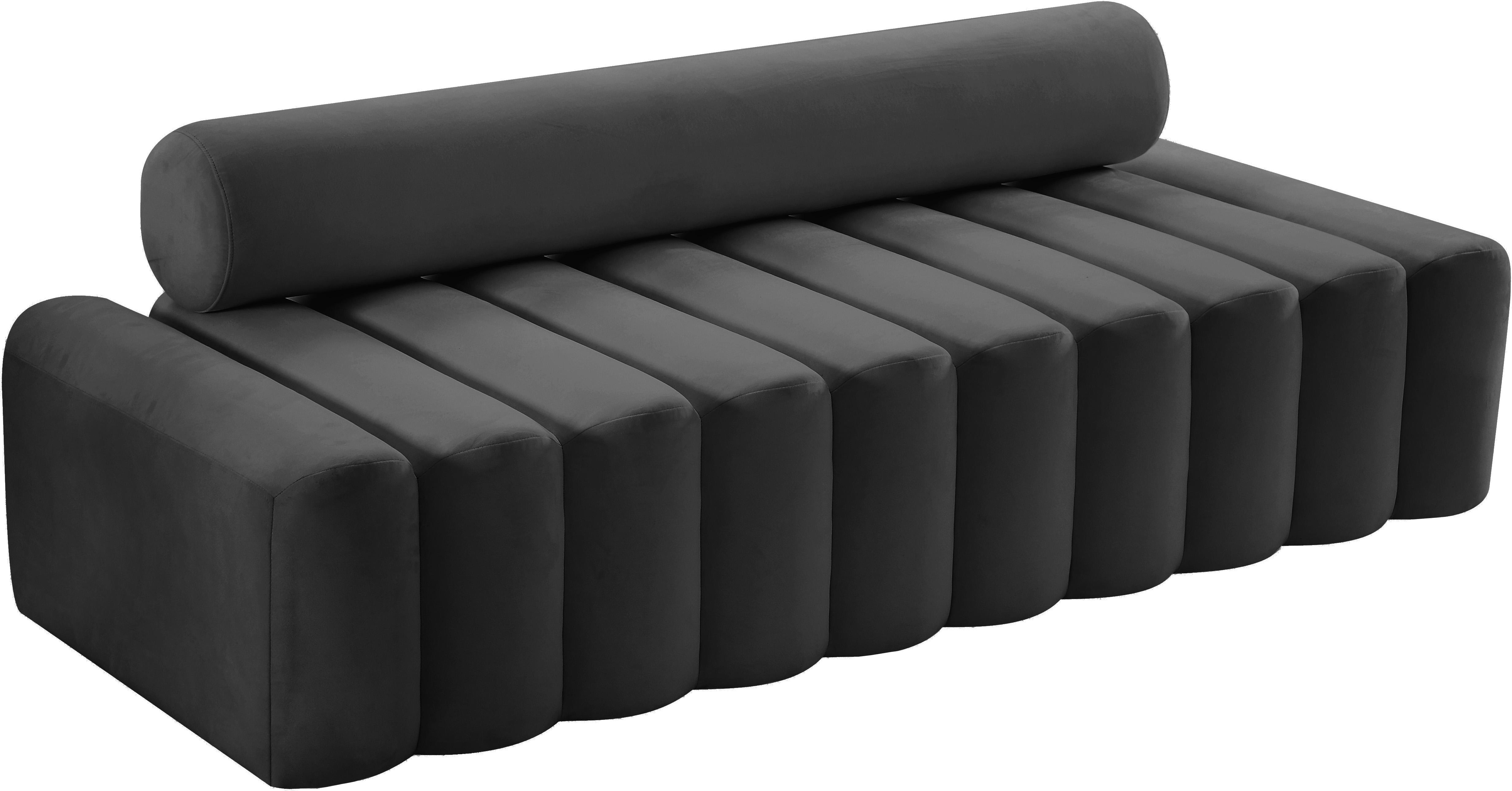 Melody Grey Velvet Sofa - Luxe Home Furnishings (Jersey City, NJ)