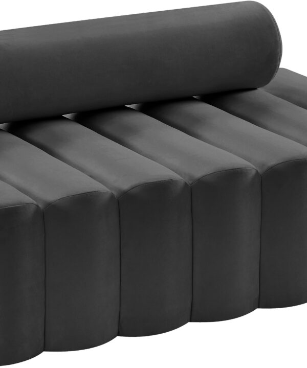 Melody Grey Velvet Loveseat - Luxe Home Furnishings (Jersey City, NJ)