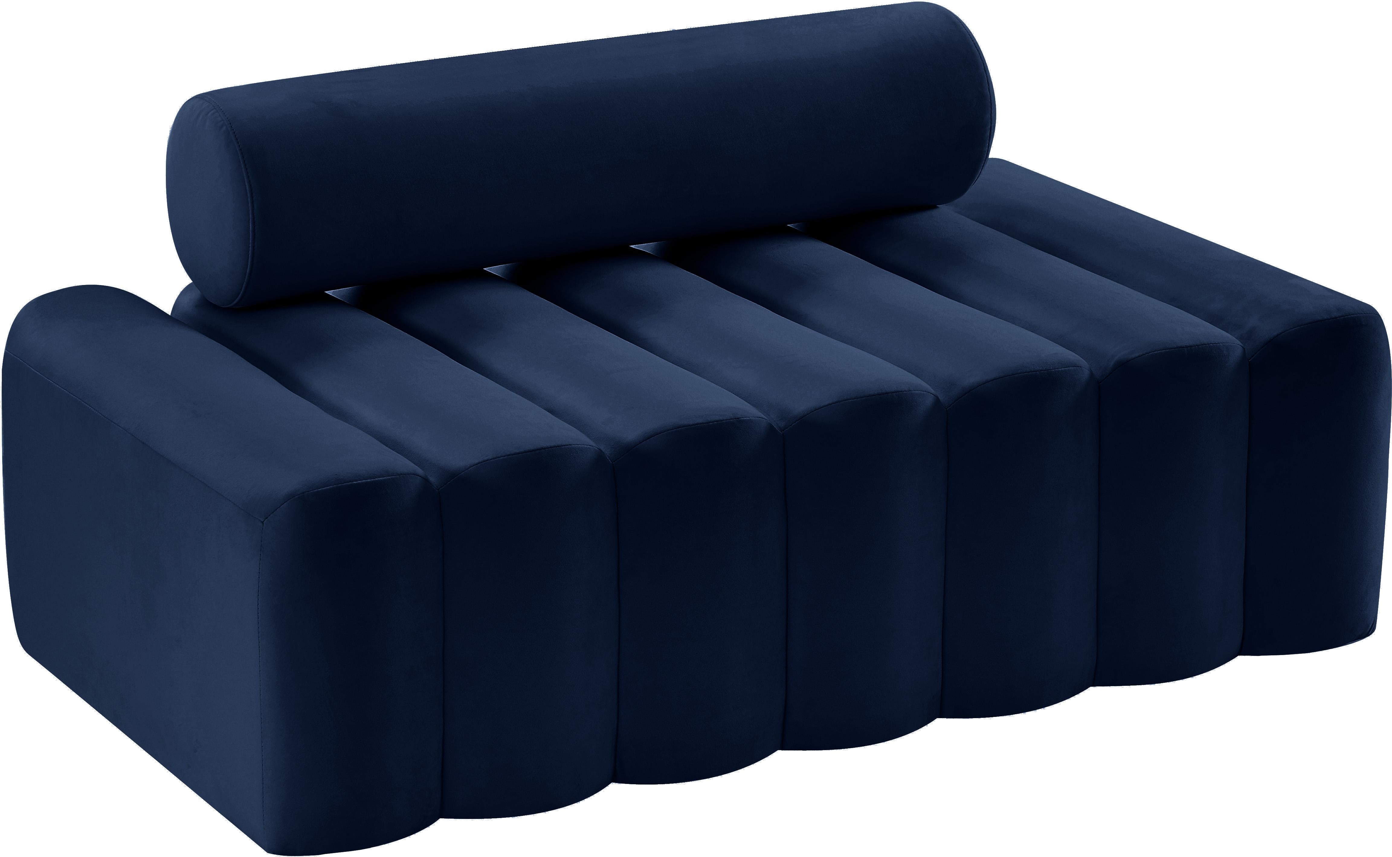Melody Navy Velvet Loveseat - Luxe Home Furnishings (Jersey City, NJ)