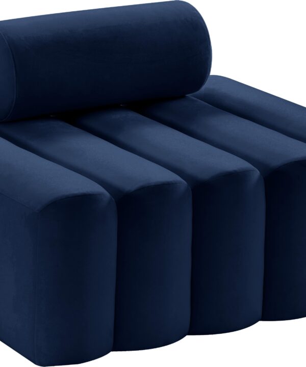 Melody Navy Velvet Chair - Luxe Home Furnishings (Jersey City, NJ)