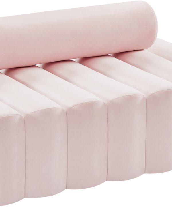 Melody Pink Velvet Loveseat - Luxe Home Furnishings (Jersey City, NJ)