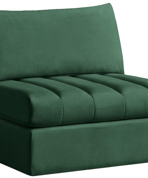 Jacob Green Velvet Armless - Luxe Home Furnishings (Jersey City, NJ)