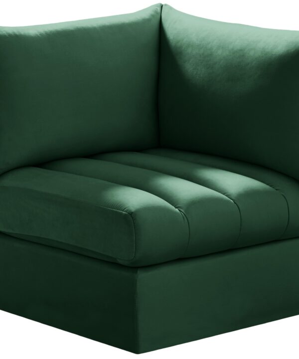 Jacob Green Velvet Corner - Luxe Home Furnishings (Jersey City, NJ)