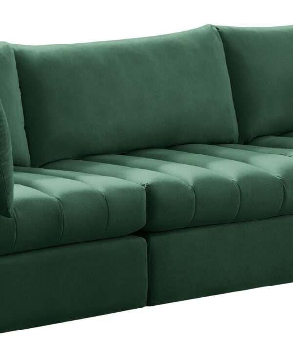 Jacob Green Velvet Modular Sofa - Luxe Home Furnishings (Jersey City, NJ)